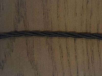 Picture of CB/375/BLACK3 CORE TWISTED BLACK CABLE 0.75