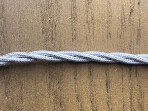 Picture of CB/375/SILVER3 CORE TWISTED SILVER CABLE 0.75