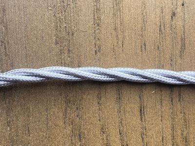 Picture of CB/375/SILVER3 CORE TWISTED SILVER CABLE 0.75