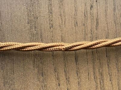 Picture of CB/375/HAVANA3 CORE TWISTED HAVANA CABLE 0.75