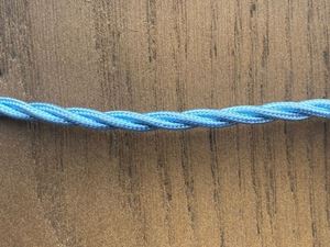 Picture of CB/375/SKY BLUE3 CORE TWISTED SKY BLUE CABLE 0.75
