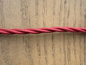 Picture of CB/375/BURGUNDY3 CORE TWISTED BURGUNDY CABLE 0.75