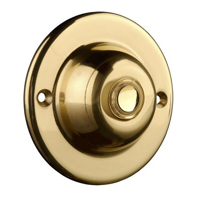 Picture of BRASS CIRCULAR  BELL PUSH
