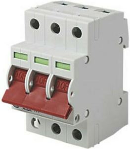 Picture of 125A 3 POLE 3 MODULE MAINSWITCH3 PHASE BOARD