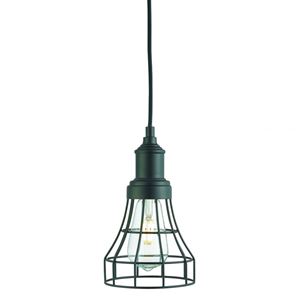 Picture of TAPERED CAGE BLACKMAX H.101CM W.14CM SHADE HEIGHT. 20CM