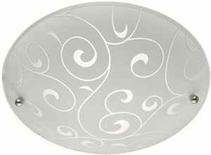 Picture of SWIRL GLASS CELING FITTING E27SEARCHLIGHT