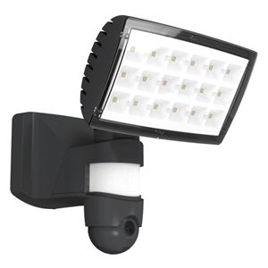 Picture of LED SECURITY LIGHT C/W PIR & CAMERAWIFI CONNECTION/MICROPHONE/SPEAKERRECORDABLE VIA APPLUTEC