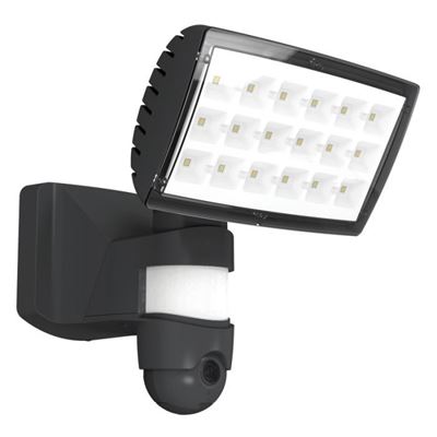 Picture of LED SECURITY LIGHT C/W PIR & CAMERAWIFI CONNECTION/MICROPHONE/SPEAKERRECORDABLE VIA APPLUTEC