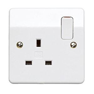 Picture of MK 1gang Switched Socket 13amp
