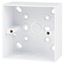 Picture of 1gang Surface PVC Box Round Knock Out20mm conduit KO/40mm trunking KO