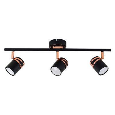 Picture of GARCIA BLACK/COPPER 3 SPOT BAR GU10SUN