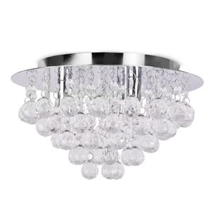 Picture of SMALL NIKITA IP44 ACRYLIC DROPLET/CHROME BASE  G9 LAMPS NOT INCLUDEDSUN