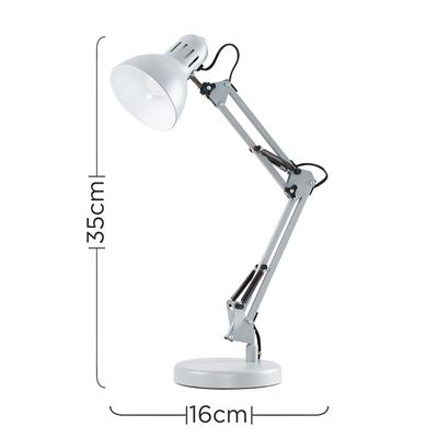 Picture of MONDA COOL GREY ADJUSTABLE DESK LAMP E27