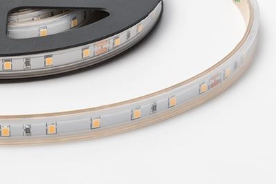 Picture of 10MTR LED IP20 COOL WHITE 4000KCOOL WHITE 5W 60 LEDS PER MTR  24V 8MM 500LM PER MTR