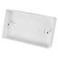Picture of 2gang Surface PVC Box Round Knock Out20mm conduit KO/25mm trunking KO