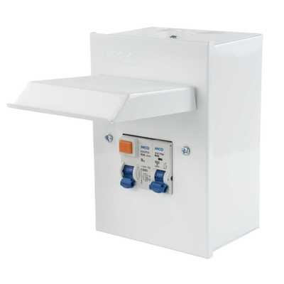 Picture of Shower Unit c/w 63a RCD + 1x40a MCB