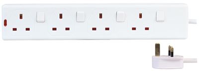 Picture of PL09524084GANG TRAILING SOCKET SWITCHED 3MTR LEAD