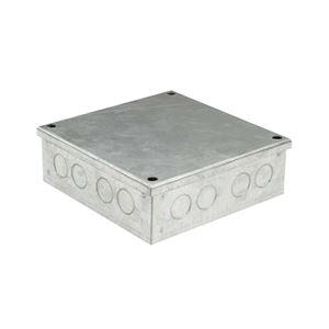 Picture of 6x6x2 Adaptable knockout Box GALV