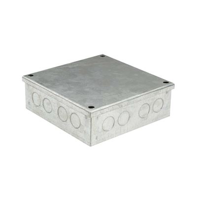 Picture of 6x6x2 Adaptable knockout Box GALV