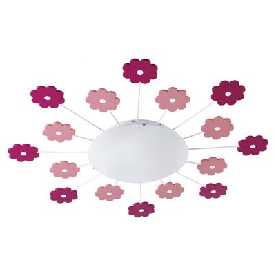Picture of VIKI 1 PINK CEILING LIGHTE27 LAMP