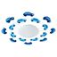 Picture of VIKI 1 BLUE CEILING LIGHTE27 LAMP