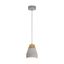 Picture of TAREGAGREY PENDANT CONCRETE/WOOD1 X 60W ES