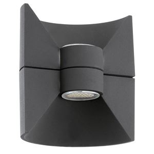 Picture of REDONDO OUTDOOR LIGHT LED ANTHRACITECAST ALUMINIUM  2 X 2.5W LED 360 LUMENEGLO  H 175MM X 160MM X 125MM