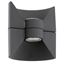 Picture of REDONDO OUTDOOR LIGHT LED ANTHRACITECAST ALUMINIUM  2 X 2.5W LED 360 LUMENEGLO  H 175MM X 160MM X 125MM