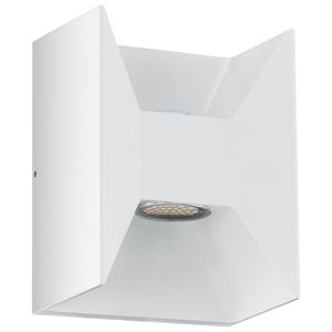 Picture of MORINO OUTDOOR LIGHT LED WHITECAST ALUMINIUM  2 X 2.5W LED 360 LUMENEGLO  H 180MM X 140MM X 105MM
