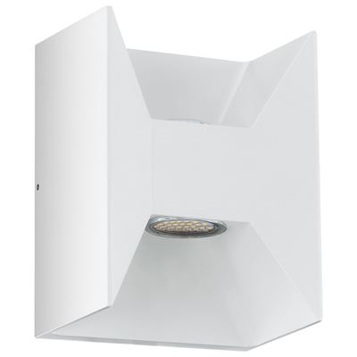 Picture of MORINO OUTDOOR LIGHT LED WHITECAST ALUMINIUM  2 X 2.5W LED 360 LUMENEGLO  H 180MM X 140MM X 105MM