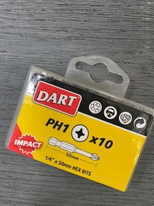 Picture of Dart PH1 50mm Impact Driver Bit pk10