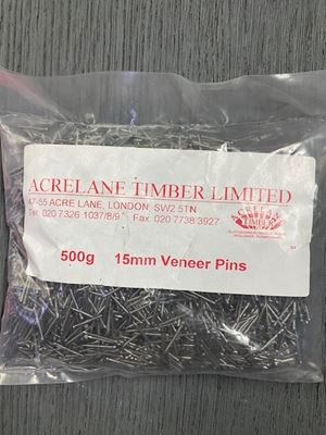 Picture of 500g   15mm Veneer Pins
Prepacked