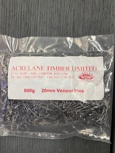 Picture of 500g   20mm Veneer Pins
Prepacked