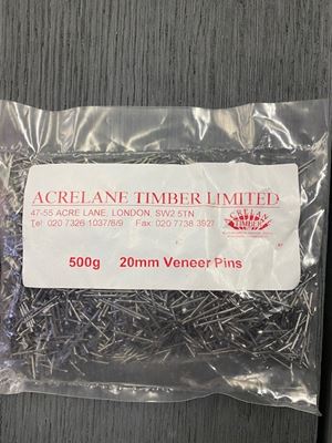 Picture of 500g   20mm Veneer Pins
Prepacked