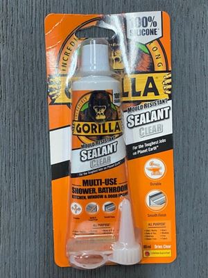 Picture of Gorilla Mould Resistant Sealant Clear Tube 80ml