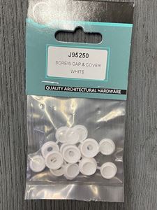 Picture of White Screw Cups & Covers
