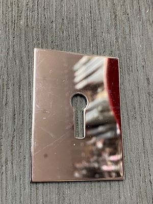 Picture of Large Escutcheon Std Key Hole Chrome PPSelf Adhesive