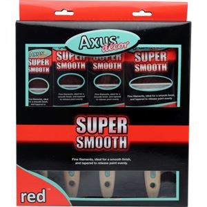 Picture of Axus Red Super Smooth 4pc
Brush Set