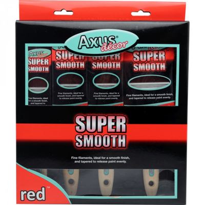 Picture of Axus Red Super Smooth 4pc
Brush Set