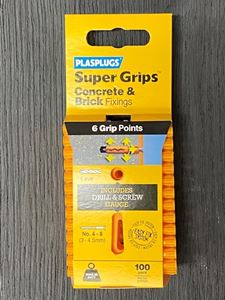 Picture of Rawlplugs Yellow RWL4-B 5mm Plugs
Carded Per 100
