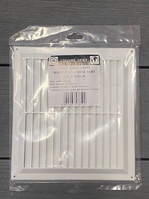 Picture of PVC Louvre Vent 9x9
Prepacked