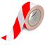 Picture of Hazard Warning Tape Red/white Adhesive70mm x 500m Barrier Tape