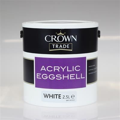 Picture of 2.5ltr Crown Acrylic Eggshell White