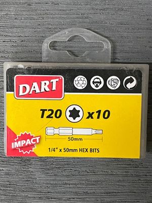 Picture of Dart T20 50mm Impact Driver Bit pk10