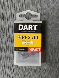 Picture of Dart PH2 Impact Driver Bit - Pk10