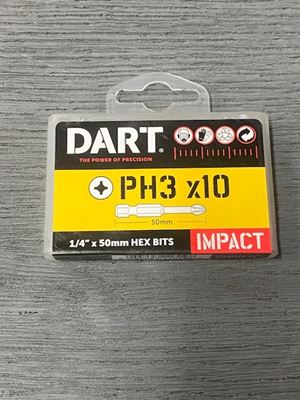 Picture of Dart PH3 Impact Driver Bit - Pk10