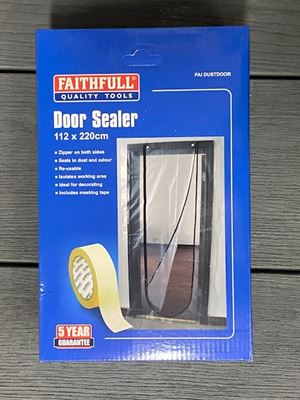 Picture of Door Dust Sealer with Zipper
Faithfull