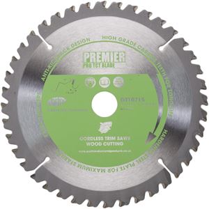 Picture of TCT Saw Blade
165mm Dia; 20mm Bore; 40 Teeth
No Reducing Bushes
