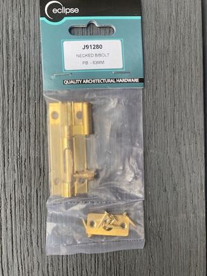 Picture of Necked Barrel Bolt PB 63mm