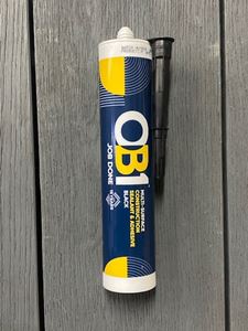 Picture of OB1 Tube Black 290ml 
multi surface construction sealant & adhesive 